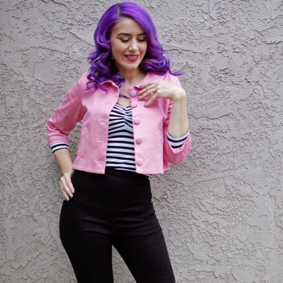Pinup Couture Jackets & Blazers - YS Laura Byrnes little jun Jacket pink